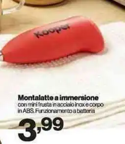 In'S Mercato Kooper Montalatte a immersione offerta