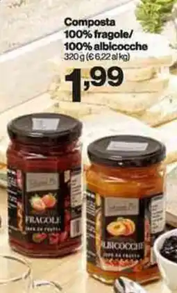 In'S Mercato Composta 100% fragole/ 100% albicocche offerta