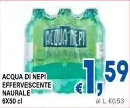 DEM Acqua di nepi effervescente naturale offerta
