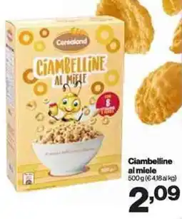 In'S Mercato Cerealand Ciambelline al miele offerta