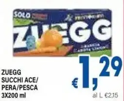 DEM Zuegg succhi ace/ pera/pesca offerta
