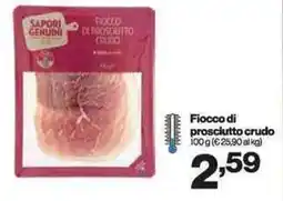 In'S Mercato SAPORI GENUIN Fiocco di prosciutto crudo offerta