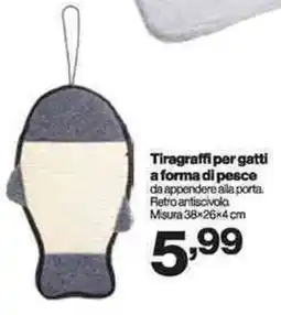 In'S Mercato Tiragraffi per gatti a forma di pesce offerta
