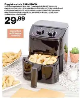 In'S Mercato Friggitrice ad aria 2.3 litri 1200W offerta