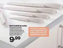 In'S Mercato Set 5 Coltelli da cucina offerta