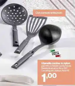 In'S Mercato Utensil cucina in nylon offerta
