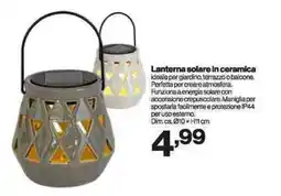 In'S Mercato Lanterna solare in ceramica offerta