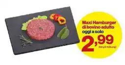 In'S Mercato Maxi Hamburger di bovino adulto offerta
