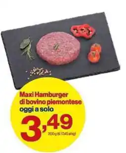 In'S Mercato Maxi Hamburger di bovino piemontese offerta