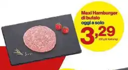 In'S Mercato Maxi Hamburger di bufalo offerta