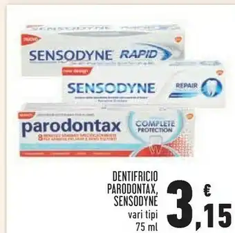 Conad Superstore Dentifricio parodontax , sensodyne offerta