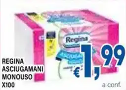 DEM Regina asciugamani monouso x100 offerta