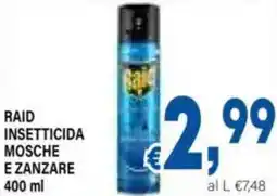 DEM Raid insetticida mosche e zanzare offerta
