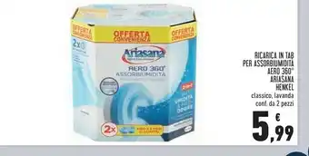 Conad Superstore Ariasana assorbiumidità aero 360° tab offerta