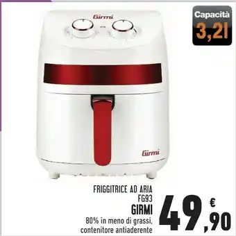 Fg93 singolo 3,2 l indipendente 1000 w friggitrice ad aria calda bianco