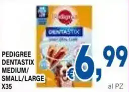 DEM Pedigree dentastix medium/ small/large x35 offerta