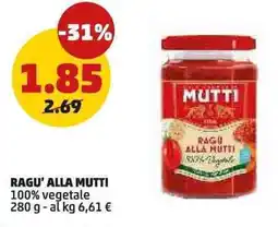 PENNY Ragu' alla MUTTI offerta