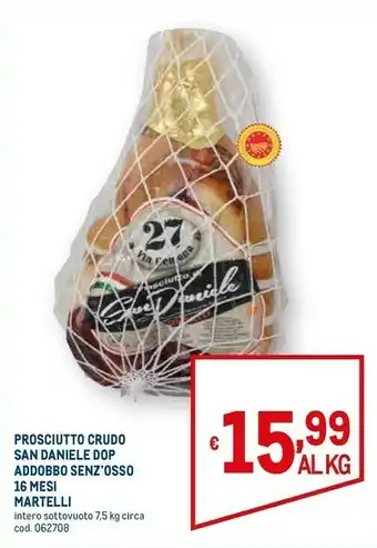 Metro Prosciutto san daniele offerta