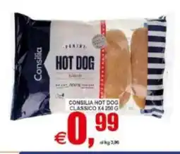 Pewex Consilia hot dog classico x4 offerta