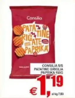 Pewex Consilia s/s patatine griglia paprika offerta