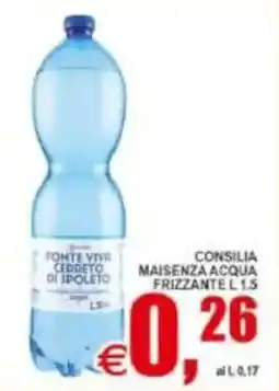 Pewex Consilia maisenza acqua frizzante offerta