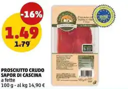 PENNY Prosciutto crudo SAPOR DI CASCINA offerta