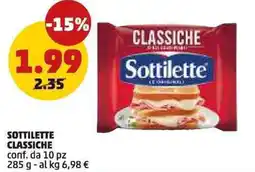PENNY Sottilette classiche offerta