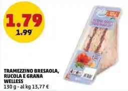 PENNY Tramezzino bresaola, rucola e grana WELLESS offerta