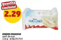 PENNY Kinder paradiso offerta