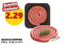 PENNY Salsiccia zampina offerta