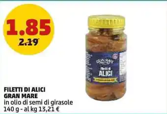 PENNY Filetti di alici GRAN MARE offerta