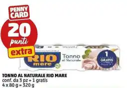 PENNY Tonno al naturale rio tonno al naturale RIO MARE offerta