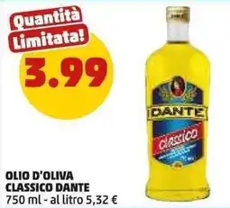 PENNY Olio d'oliva classico DANTE offerta