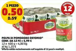PENNY Polpa di pomodoro ORTOMIO offerta