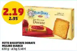 PENNY Fette biscottate dorate MULINO BIANCO offerta