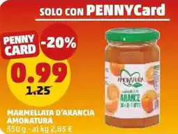 PENNY Marmellata d'arancia AMONATURA offerta