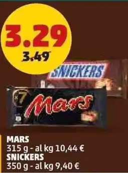 PENNY Mars snickers offerta