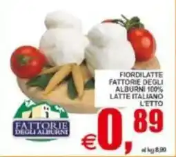 Pewex Fiordilatte fattorie degli alburni 100% latte italiano offerta