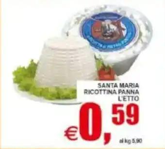 Pewex Santa maria ricottina panna offerta