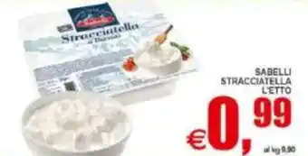 Pewex Sabelli stracciatella offerta