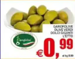 Pewex Garofolive olive verdi dolci giganti offerta