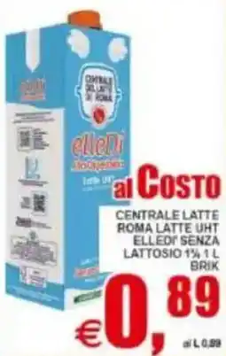 Pewex Centrale latte roma latte uht elledi senza lattosio 1% offerta
