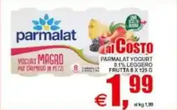 Pewex Parmalat yogurt 0.1% leggero frutta offerta
