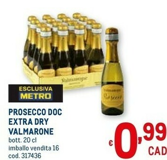Metro Prosecco offerta
