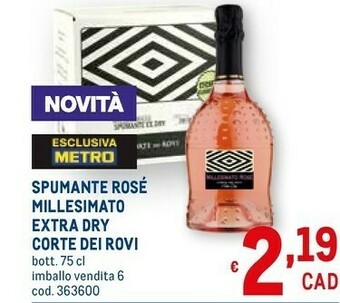 Metro Spumante offerta