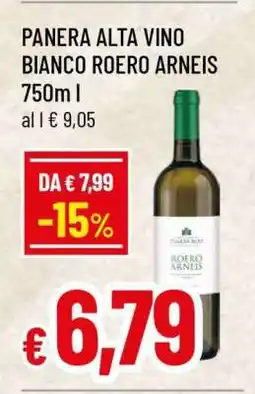 Famila PANERA ALTA VINO BIANCO ROERO ARNEIS 750ml offerta
