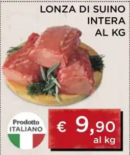 Coop LONZA DI SUINO INTERA AL KG offerta