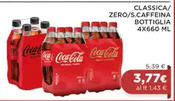 Coop CLASSICA/ZERO/S.CAFFEINA BOTTIGLIA 4X660 ML offerta