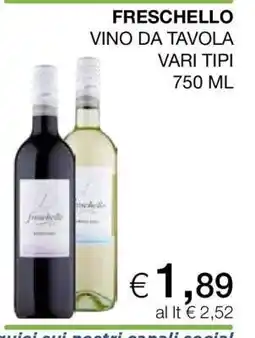 Coop Freschello offerta