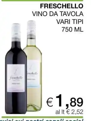 Coop Freschello offerta